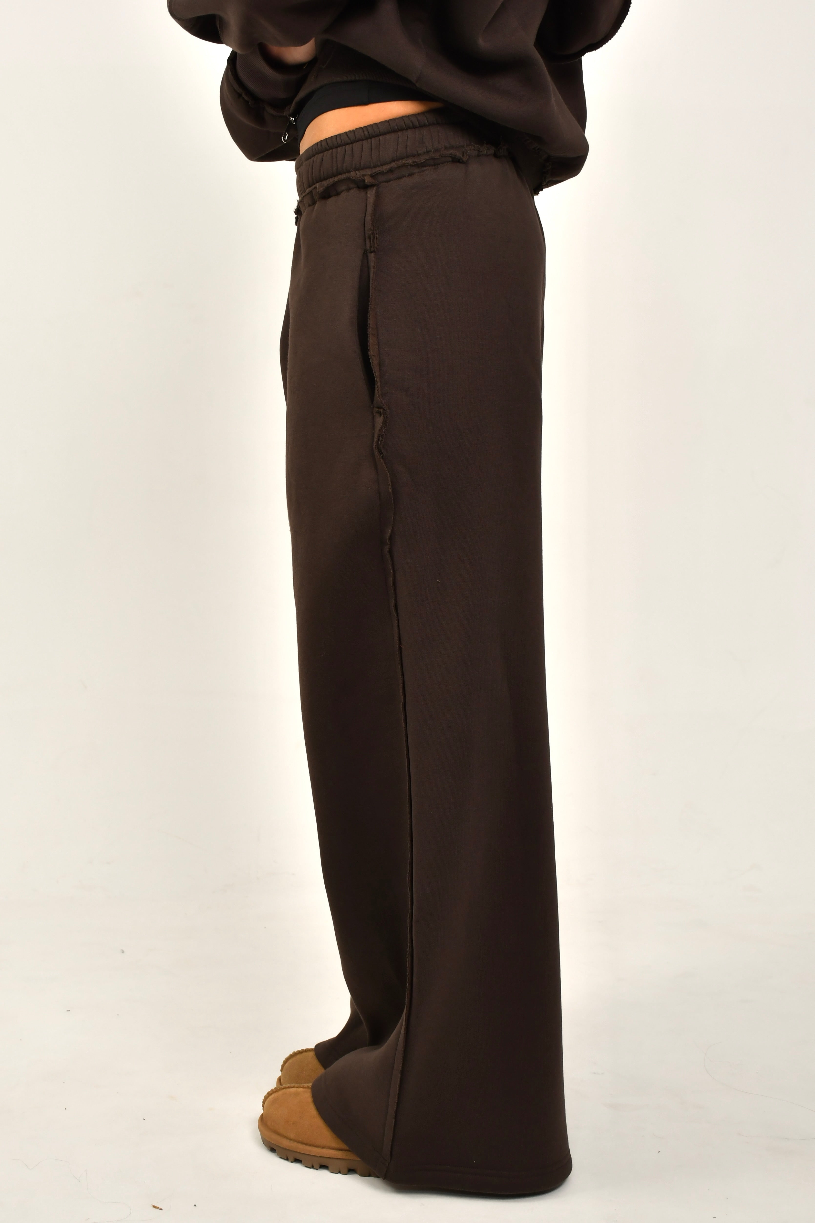 Unfinshed Brown Sweats