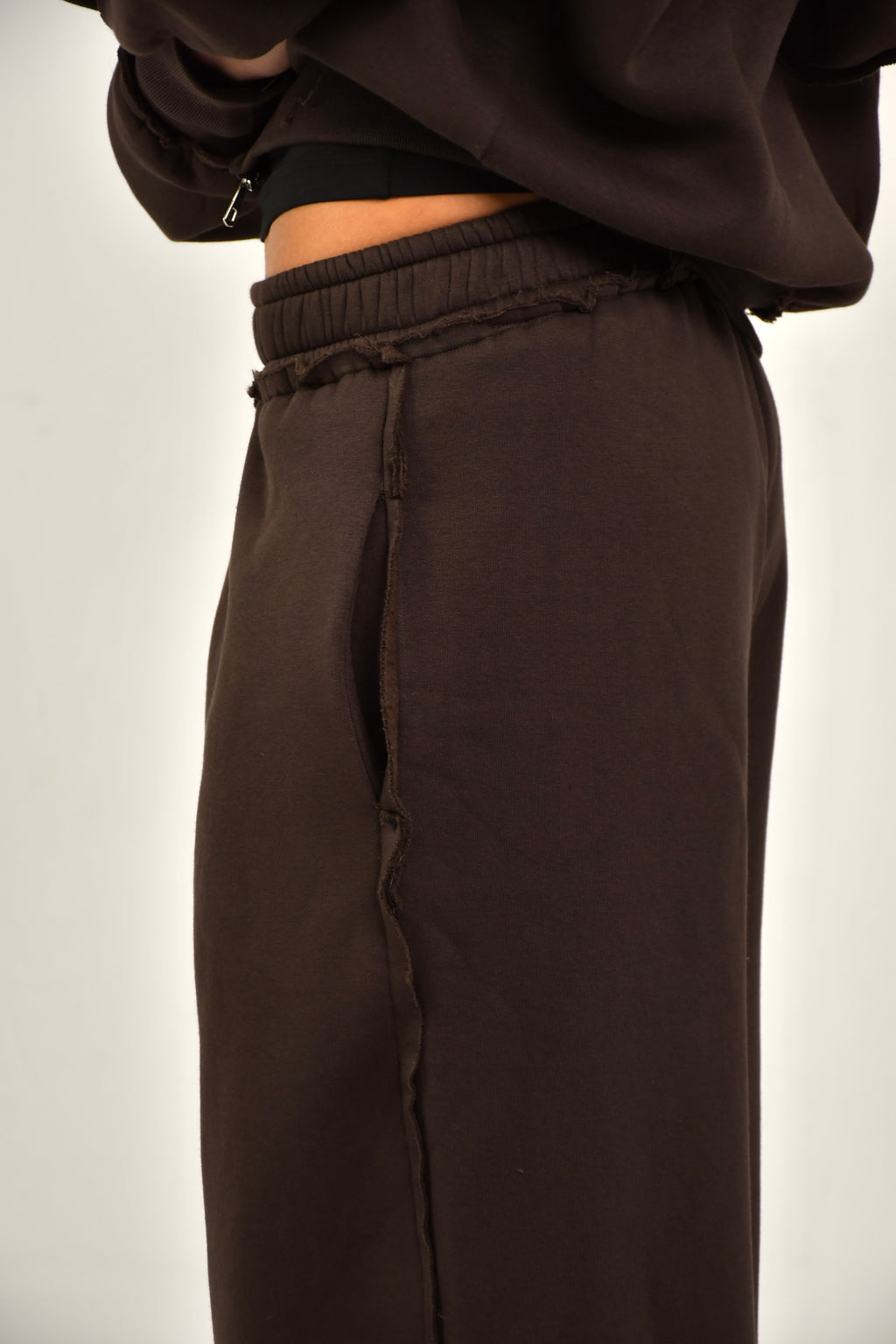 Unfinshed Brown Sweats