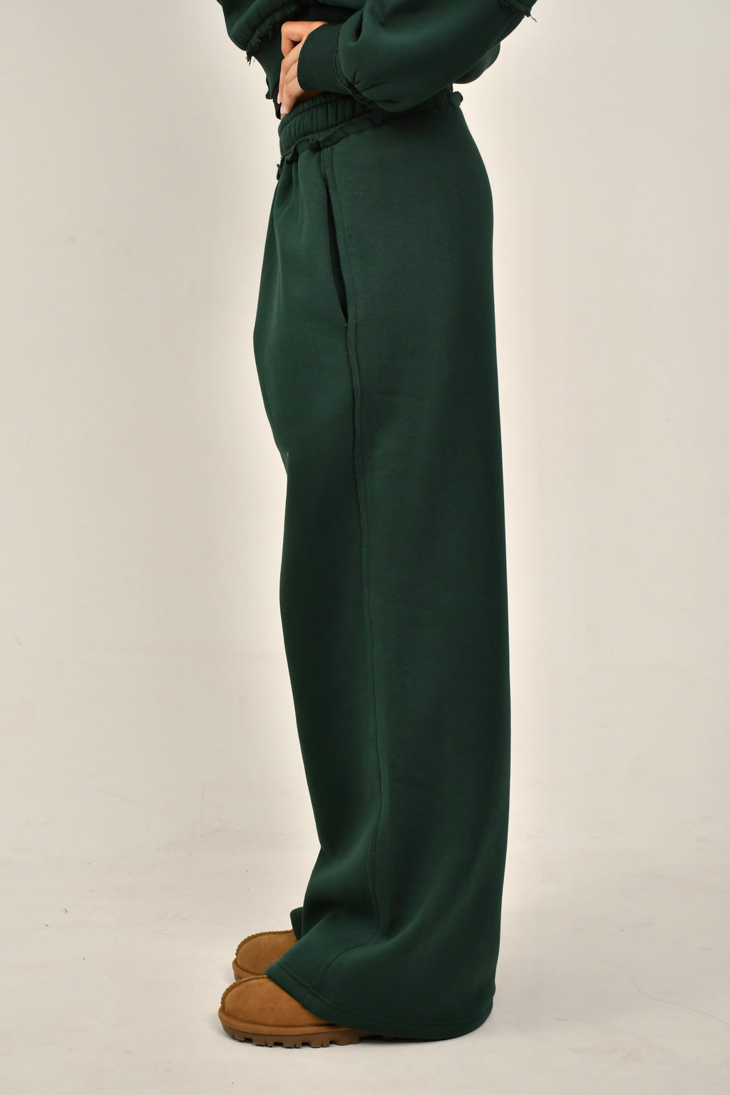 Unfinshed Dark Green Sweats
